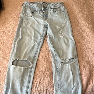American Eagle skinny high rise jeans
